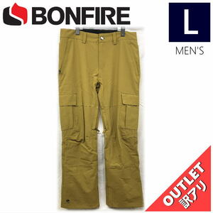 【OUTLET】 BONFIRE TACTICAL PNT カラー:CAMEL Lサイズ メンズ スノーボード スキー パンツ PANT アウトレット
