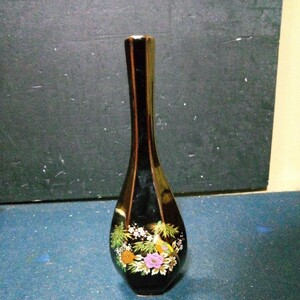 九谷焼 花器 花瓶 一輪挿し フラワーベース 高さ約25cm 花瓶口約2cm インテリア