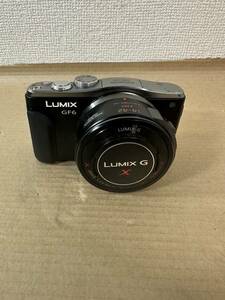 Y【中古品】Panasonic パナソニック LUMIX GF6 DMC-GF6 ミラーレス 一眼 ブラック 本体