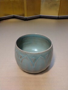 茶道具 茶碗　高麗茶碗　青磁　 李朝　韓国　古い