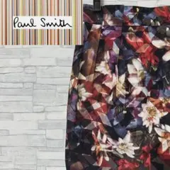 【大きめ】PaulSmith ポールスミス 花柄 総柄 コットン 42 XL