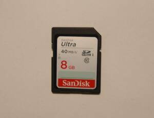 8GB SDHC メモリーカード SanDisk