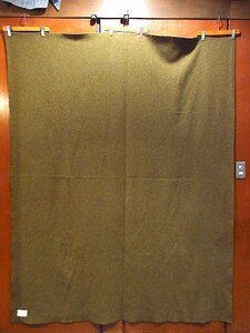 ビンテージ40’s●U.S.ARMYウールブランケットsize 200cm×160cm●231029m1-blkミリタリー毛布雑貨