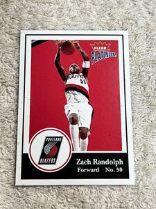 ザックランドルフ Zach Randolph 2004 Fleer Platinum #99 Portland Trailblazers