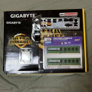 【動作品】GIGABYTE GA-Z97X-SLI：Core i5 4460 3.20GHz：DDR3 8G のセット！！