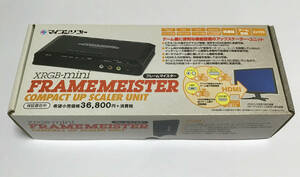 【新品未使用】FRAMEMEISTER／フレームマイスター／XRGB-mini／電波新聞社／マイコンソフト／D端子ケーブル／おまけ付き