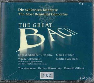 欧5discs CD Various The Great Bach 1502452 NOVALIS 未開封 /00550