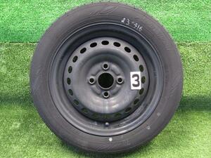 N-BOX JF3 JF4 スチールホイール 1本 タイヤ付 14X4.5J PCD100 4穴 +45 155/65R14 42700-TTA-J01 送料【S1】