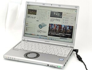 激安 中古美品 即使用可 ノートパソコン Panasonic CF-SZ6ADLVS 12.1型 第7世代 i3 8GB 高速SSD 無線 webカメラ Windows11 Office 保証付き