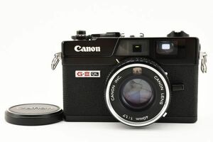 完動良品 Canon Canonet QL17 G-III Black Rangefinder Film Camera レンジファインダー フィルムカメラ / キヤノン キャノネット #1829