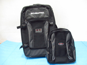 SCUBAPRO/スキューバプロ 3way ダイビングキャリーバッグ Dive’n ROLL ブラック/2輪/バックパック/リュックサック 管理6E0420D-I01