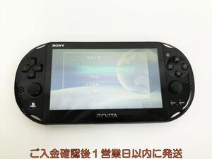 【1円】PSVITA 本体 ブラック SONY PlayStation Vita PCH-2000 初期化/動作確認済 画面ヤケあり H07-752kk/F3