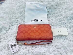 COACH コーチ 長財布 ラウンドファスナー C4452 新品 34