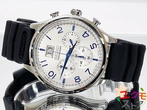 【送料無料】 SEIKO セイコー クロノ SPC155P1 7T04-0AE0 クロノグラフ ビッグデイト アナログ 腕時計 海外モデル 動作確認済み