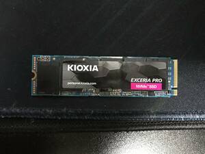 KIOXIA EXCERIA PRO NVMe 1TB 動作確認済 正常判定 使用時間15時間