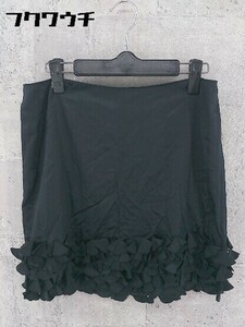 ◇ DKNY ダナ キャラン ニューヨーク デザイン ミニ タイト スカート 2 ブラック * 1002798336766