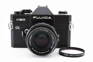 [良品]フジカ FUJICA ST801 35mm フィルムカメラ ブラック 黒 + EBC FUJINON 55mm f/1.8 2117076