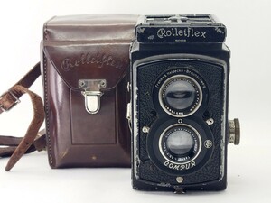 【ジャンク品】Rolleiflex Standard ローライフレックス スタンダード Carl Zeiss Jena Tessar 75ｍｍ f/3.5 水準器搭載型 二眼レフ