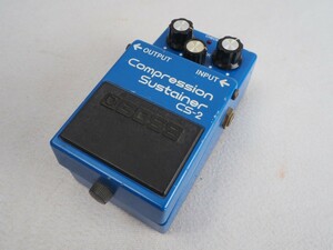 n2T240420 BOSS ボス Compression Sustainer コンプレッションサスティナー CS-2 エフェクター 通電未確認 ジャンク 現状品