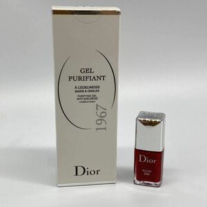 Dior ディオール ネイル ROUGE999 ネイルカラー 赤 ノベルティ ピュリファイング ジェル 75ml 新品未開封