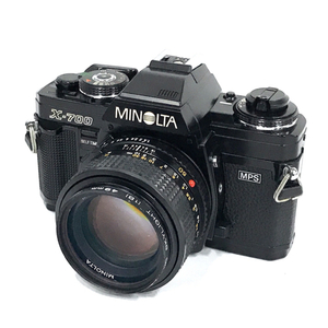 1円 MINOLTA X-700 MPS MD 50mm 1:1.4 .一眼レフフィルムカメラ レンズ C060945