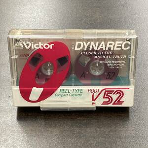 1998N 未使用 ビクター DYNAREC ROOT RED 52分 ノーマル 1本 カセットテープ/One Victor Type I Normal Position unused Audio Cassette