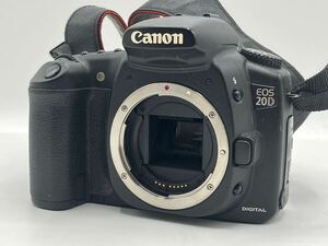 240412323004 Canon キャノン EOS 20D DIGITAL 一眼レフ カメラ バッテリー付き 中古