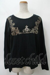 【USED】Vivienne Westwood フレーム額縁Tシャツ ヴィヴィアンウエストウッド ビビアン2 黒 Y-24-03-13-040-ts-SZ-ZY