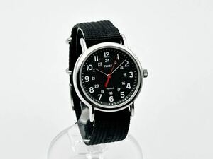 6-18 未使用 タイメックス TIMEX ウィークエンダー Weekender セントラルパーク T2N647 ブラック ナイロン NATO ベルト 腕時計 ②