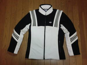 状態良好 レア ビンテージ 70s 80s デサント adidas アディダス スキージャケット L 白x黒 中綿入り 宇宙服 スペーシー vintage 70年代