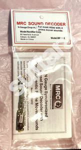 ●新品 MRC 0001812 diesel sound decoder Nゲージ DCC ドロップインサウンドデコーダ