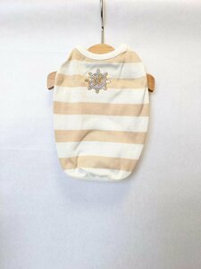 【送料無料】Coo Couture ◇ トップス ◇ ドッグウエア 犬服【6420253】クークチュール SS ベージュ / お散歩 おでかけ ボーダー おしゃれ