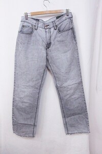 ギャップ GAP JEANS ストレートフィットデニム メンズ グレー nm4604200826