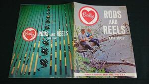【昭和レトロ 洋書】『Berkley(バークレイ)RODS AND REELS FOR 1967 カタログ』/ロッド/ライン 掲載