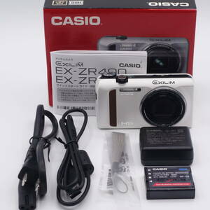 【美品】訳あり CASIO EXILIM EX-ZR400 元箱 付属品一式 コンパクトデジタルカメラ カシオ