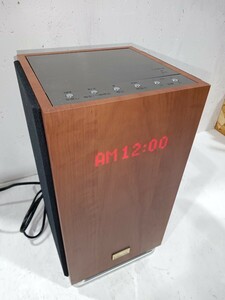 ANABAS audio Columbia インテリアオーディオ NCA-100 CDクロックラジオシステム 時計 音楽 システムコンポ オーディオ機器 動作確認済み