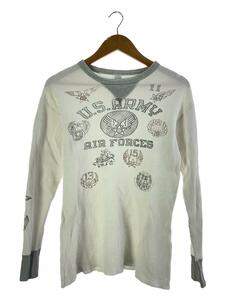 TOYs McCOY◆長袖Tシャツ/L/コットン/WHT/Mchill/U.S.AIR FORCE