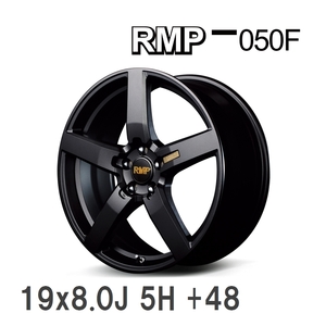 【MID/マルカサービス】 RMP 050F 19x8.0J +48 108 5H セミグロスガンメタ アルミホイール 4本セット