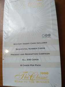 競馬カード 未開封BOX THE CLASSIC 1998 ROAD TO THE WINNER