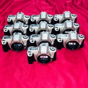 【説明文必読】[動作品] 一眼レフ　フィルムカメラ　Canon EOS kiss III ボディ シルバー １０台　大量　まとめ売り お買い得品