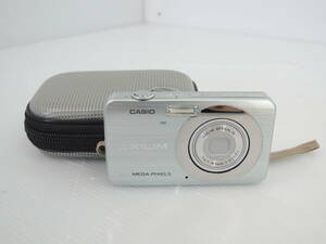 △CASIO カシオ コンパクトデジタルカメラ EXILIM EX-Z80 シルバー バッテリー付属なし 本体のみ 動作未確認/管理7996A11-01260001
