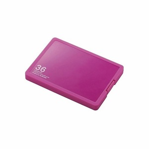 エレコム　SD/microSDカードケース(プラスチックタイプ)　CMC-SDCPP36PN