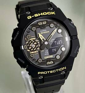 ★稼動品★使用感小★CASIO カシオ/G-SHOCK★Caution Yellow★クォーツ★GA-B001★アナデジ★メンズ腕時計★箱・取説付属★