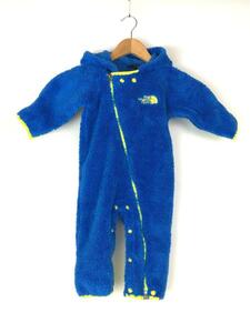 THE NORTH FACE◆Babys FLEECE SUIT /ロンパース/FREE/ポリエステル/ブルー/NAB71217