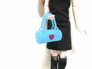 01 1/6ドール バービー 人形 フィギュア カスタムドール 撮影用 小物 鞄 ハンドバッグ A ブルー