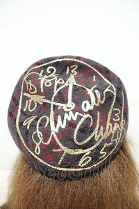 【USED】Vivienne Westwood / クロックチェックバスクベレー帽ヴィヴィアンウエストウッド パープル 【中古】 I-24-05-22-049-gd-HD-ZI