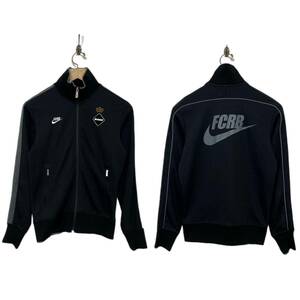 【 FCRB 】 定価 25200円 NIKE 10SS PDK N98 ジャケット ジャージ トラック ジャケット バック ロゴ S ブラック 黒 ナイキ ジップ