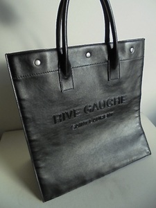 RIVE GAUCHE SAINT LAURENT PARIS サンローランパリ レザートートバッグ美品