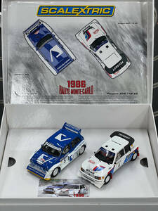 No.170-171 SCALEXTRIC ＝LEGENDS＝ 1986 Rallye Monte-Carlo Limited Edition [新品未使用 1/32スロットカー]