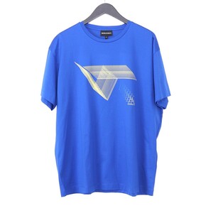 EMPORIO ARMANI 半袖Tシャツ Mサイズ ブルー GG768 エンポリオアルマーニ カットソー